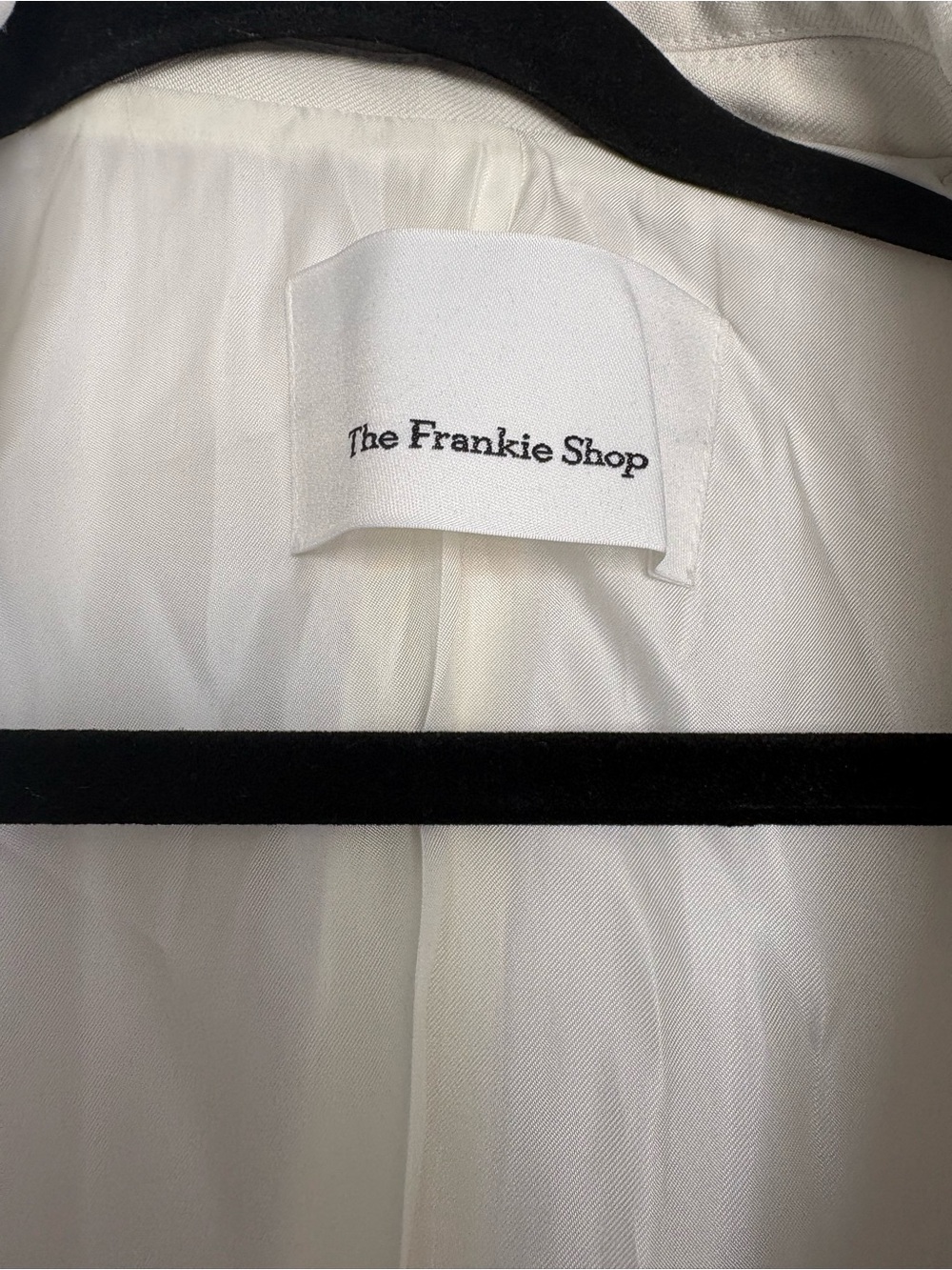 The Frankie Shop White Oversized Blazer
